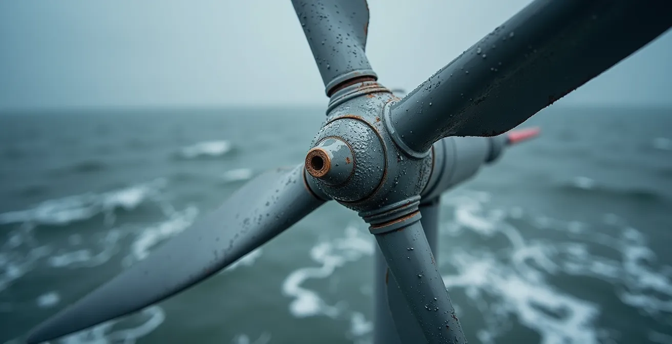 Installation d'hydrolienne dans la Baie de Fundy avec les plus hautes marées du monde