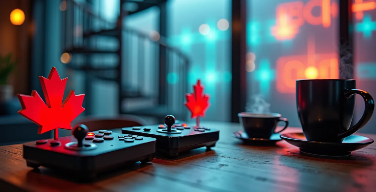 Écosystème créatif de Montréal avec studios de jeu vidéo et espaces collaboratifs