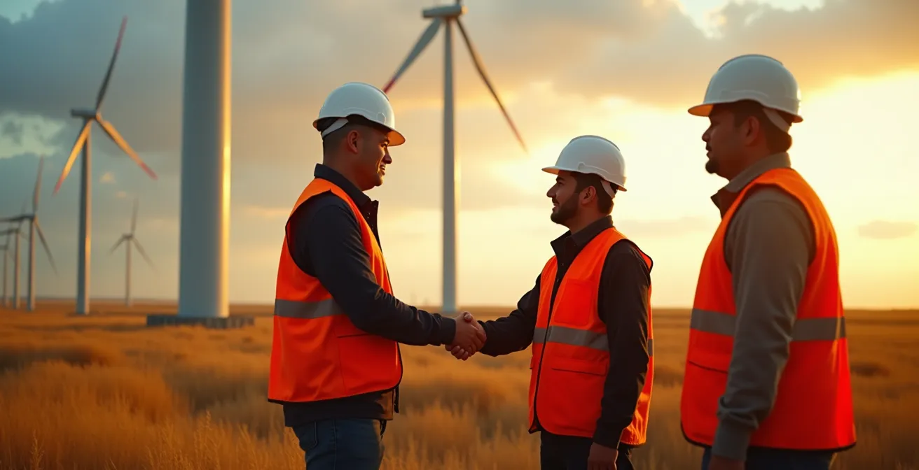 Parc éolien développé en partenariat avec les Premières Nations dans les prairies canadiennes